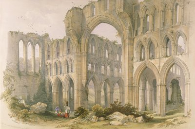 Rievaulx Abbey, het Transept en Koor, uit 